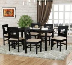 Ritika Woodcraft Solid Sheesham Wood 6 Seater Dining Table Set for Dining Room Solid Wood 6 Seater Dining Set