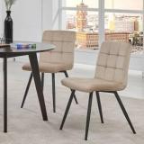 Rm Home Casa Dining chair for living room Fabric 1 Seater Sofa