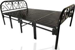 Sahni portable furniture Metal Double Bed