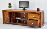 Samdecors Solid Sheesham Wood Joey Multipurpose TV Entertainment Unit/Cabinet Solid Wood TV Entertainment Unit