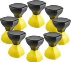 Sarangware Pinakin Stool Foldable Yellow & Black Stool Living & Bedroom Stool