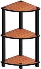 Sattva 3 Tier_Triangle Shape Engineered Wood Corner Table