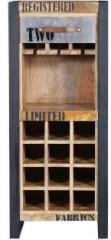 Satyam International Bar Cabinet Solid Wood Bar Cabinet