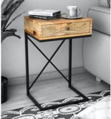 Satyam International End Table Solid Wood End Table