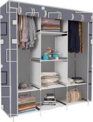 Sb07 3 Door 8 Shelves Awesome box Print Metal Almirah