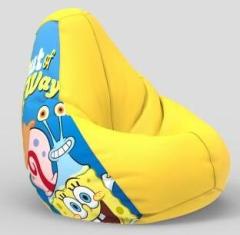 Sbsp XXXL Spongebob Bean Bag For Young Adults Teardrop Bean Bag With Bean Filling