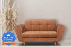 Seventh Heaven Milan 2 Seater Sofa, Chenille Molfino Fabric: 2 Year Warranty Fabric 2 Seater Sofa