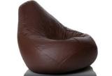 Shop 24 Care XXL Shop 24 Care Faux Leather Bean Bag Filled With Beans Xxl Size Brown Bean Bag Chair