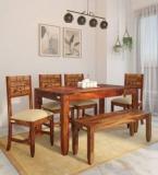 Shri Ram Enterperises Solid Wood 6 Seater Dining Table