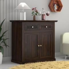 Shyam Handicraft Solid Sheesham Wood Almirah/Wardrobe/Cabinet/Cupboard Solid Wood Free Standing Cabinet