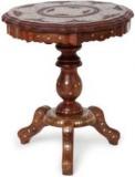 Simran Handicrafts SHROUND02 Solid Wood Side Table