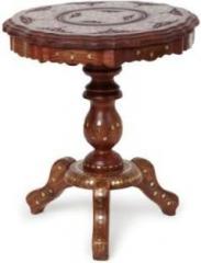 Simran Handicrafts SHROUND02 Solid Wood Side Table