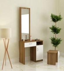 Sivom Austin Dressing Table with Stool Engineered Wood Dressing Table