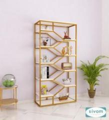 Sivom RICHIE Multipurpose Storage Rack/Study/Home/Office Metal Open Book Shelf