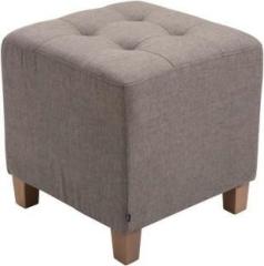 Smarts Collection Stool with Fabric Cover and Cube Seat with High Quality Padding Engineered Wood Side Table