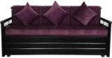 Softsoul Furniture 3 Seater Double Metal Pull Out Sofa Cum Bed