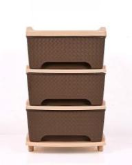 Sonal Plastic Free Standing Chest of Drawers