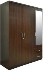 Spacewood 3 Door Value Wardrobe with Mirror