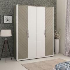 Spacewood Alaska Engineered Wood 4 Door Wardrobe