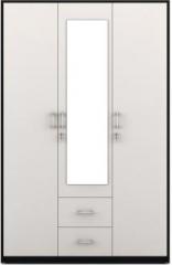 Spacewood Dew Engineered Wood 3 Door Wardrobe