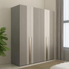 Spacewood Engineered Wood 4 Door Wardrobe