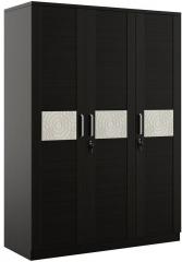 Spacewood Evon 3 Door Wardrobe in Natural Wenge Finish