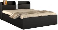 Spacewood Kosmo Imperial Queen Bed with Front Pull Out Storage in Natural Wenge Colour