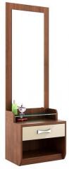 Spacewood Kosmo Lotus Dressing Table in Rigato Walnut & Beige Colour