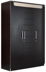 Spacewood Kosmo Saphire Three Door Wardrobe in Woodpore Finish