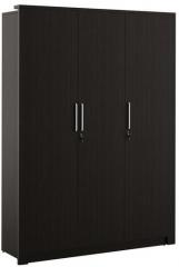 Spacewood Kosmo Sonata Three Door Wardrobe in Natural Wenge Colour