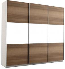 Spacewood Max Three Door Sliding Wardrobe in Tropical Teak Finish