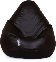 Spacex 4XL Classic Premium Grade Leatherette/Pre Filled Bean Bag/Comfortable/Sustainable Teardrop Bean Bag With Bean Filling