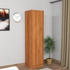 Spacex Rua Multipurpose Single Door Wardrobe / Spacious 5 Shelves Engineered Wood 1 Door Wardrobe