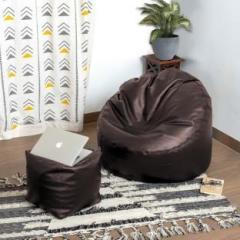 Spacex XXXL Mudda Chair with Puffy Bean Bag Sofa With Bean Filling