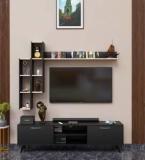 Spyder Craft Matte Finish M6 TV Unit with Wall Shelf for Living Room Bedroom Engineered Wood TV Entertainment Unit