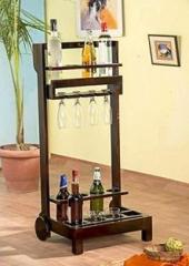 Ss Wood Furniture Solid Wood Bar Trolley