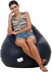 Star XXXL Classic Navy Blue Teardrop Bean Bag With Bean Filling