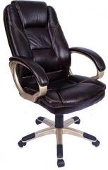 Stellar Rich & Famous Medium Back Executive Chair in Brown Colour