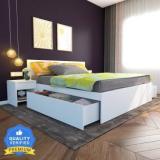 Studio Kook Engineered Wood King Drawer Bed