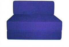 Style Crome 3x6 Feet One Seater Sofa Cum Bed Royal Blue Color Single Sofa Bed