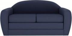 Style Crome Two Seater Fold Out Sofa Cum Bed Sleeps & Comfortably Blue Color Single Sofa Bed