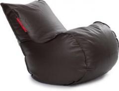 Style Homez XL Mambo XL Size Chocolate Brown with Beans Lounger Bean Bag With Bean Filling