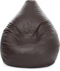 Style Homez XXXL Classic Chocolate out Teardrop Bean Bag With Bean Filling