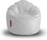 Style Homez XXXL Modern Mooda Rocker XXXL Size Elegant White Color With Beans Lounger Bean Bag With Bean Filling