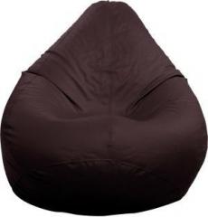 Styleco XXL Brown Teardrop Bean Bag With Bean Filling