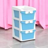 Sumoware 3 Jumbo Drawer Plastic Modular Chest Drawer Storage Organizer for Home Plastic Free Standing Chest of Drawers