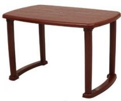 Supreme Arjun Dining Table, Globus Brown Plastic 4 Seater Dining Table