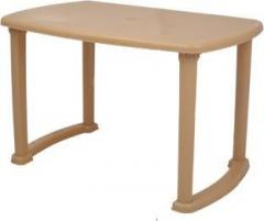 Supreme Arjun Dining Table, Marble Beige Plastic 4 Seater Dining Table