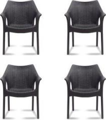 Supreme Cambridge Plastic Outdoor Chair SET OF 4 Plastic Outdoor Chair