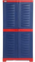 Supreme Fusion 2, Plastic Cabinet Cupboard For Storage Red Blue Plastic Cupboard